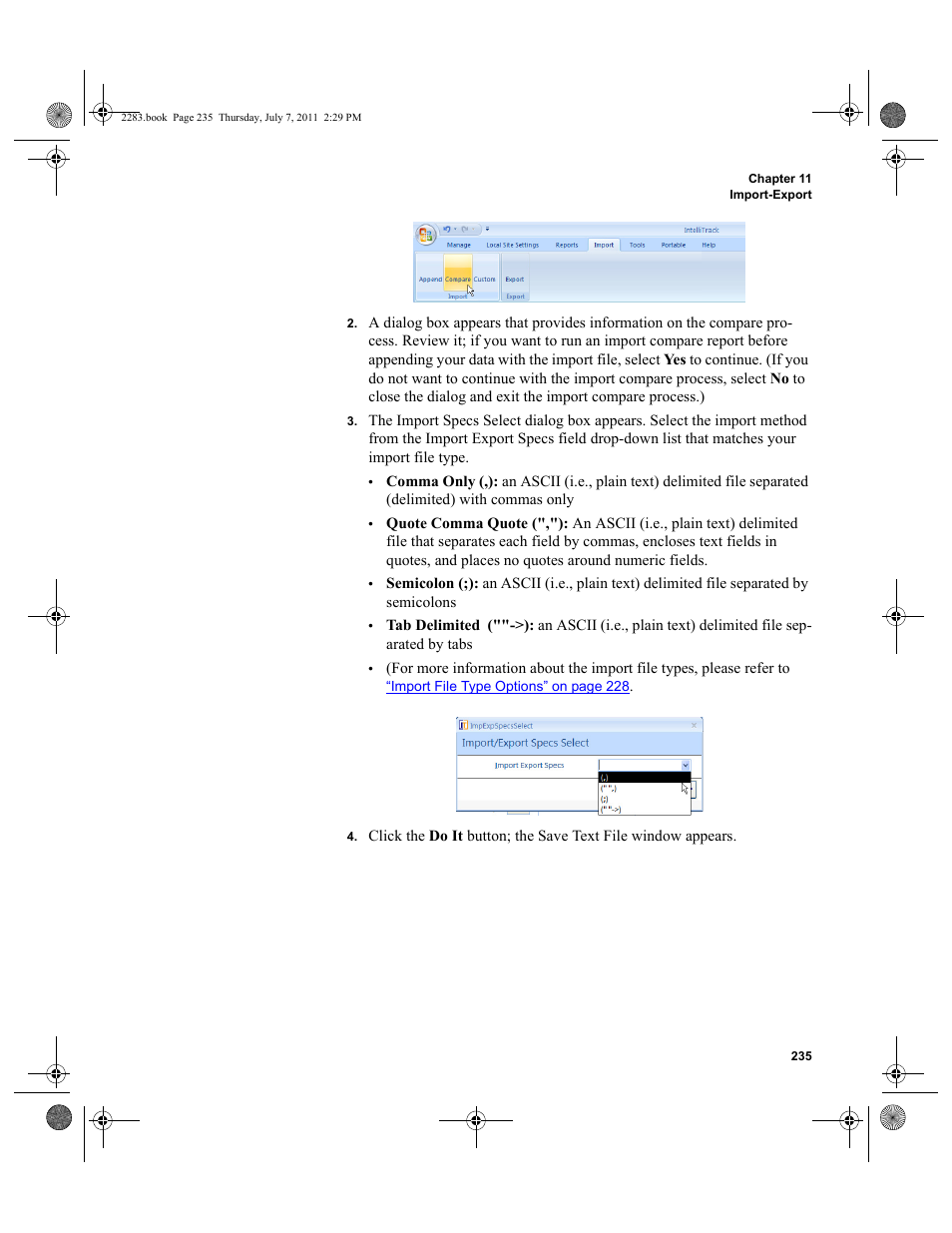 IntelliTrack Check In/Out User Manual | Page 265 / 564