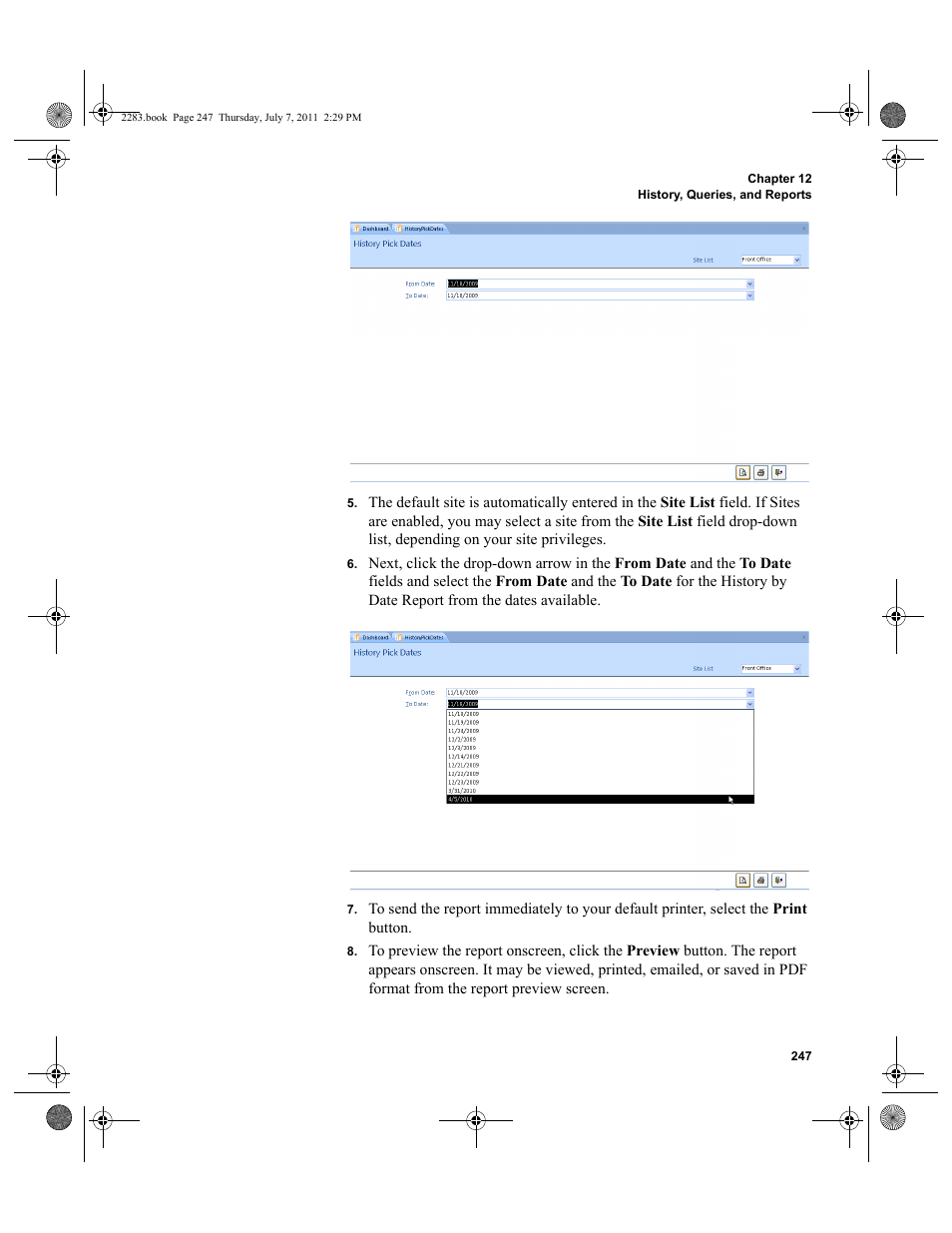 IntelliTrack Check In/Out User Manual | Page 277 / 564