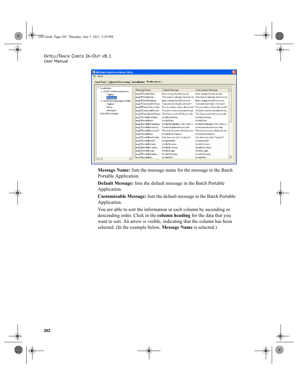 IntelliTrack Check In/Out User Manual | Page 322 / 564