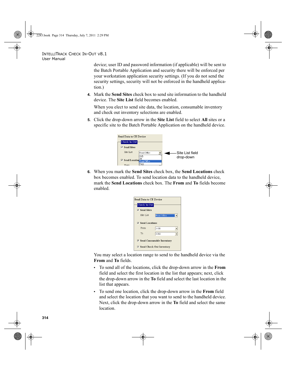 IntelliTrack Check In/Out User Manual | Page 344 / 564