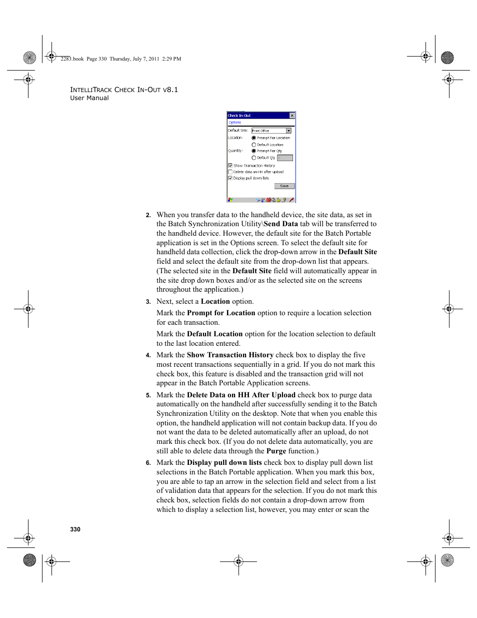 IntelliTrack Check In/Out User Manual | Page 360 / 564