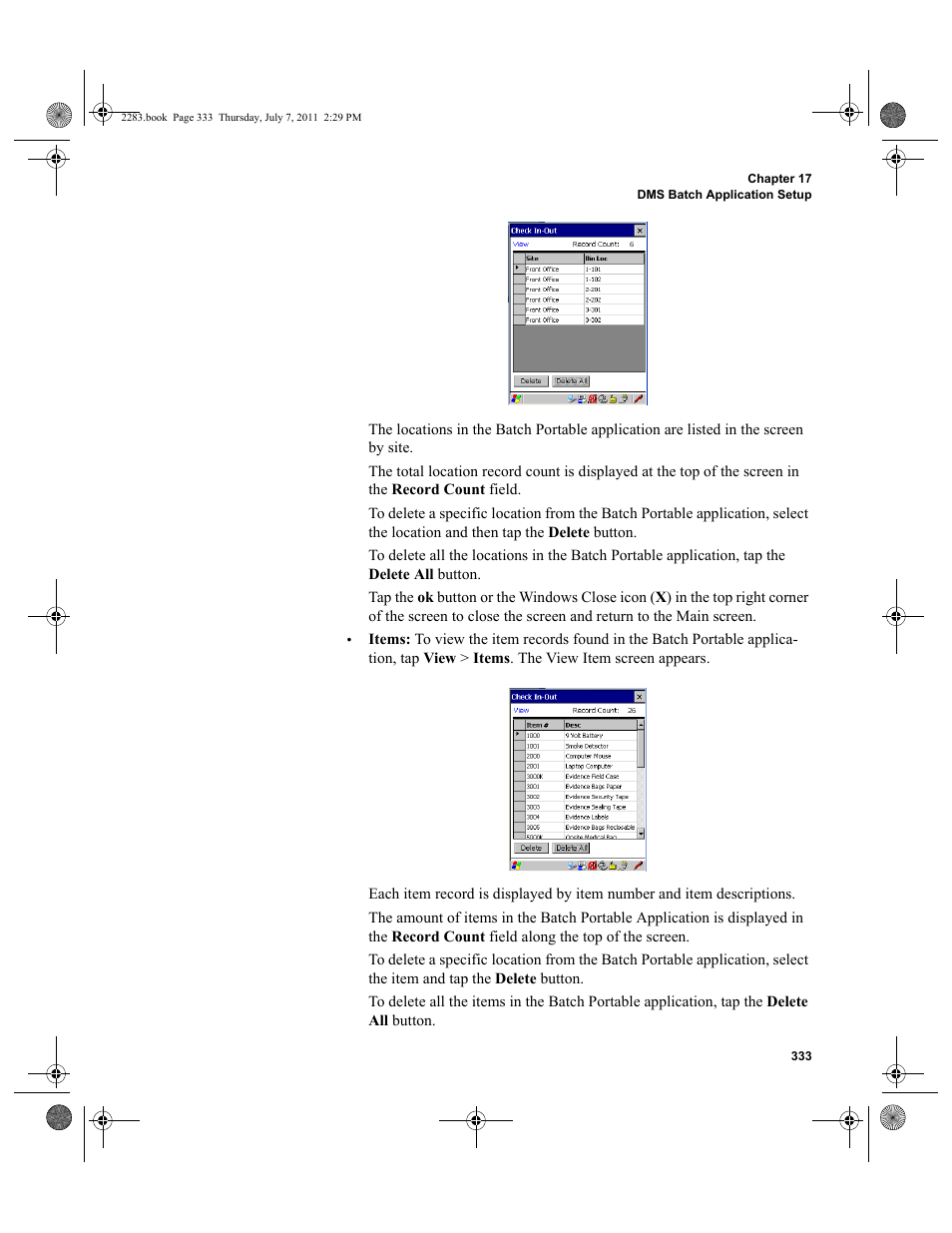 IntelliTrack Check In/Out User Manual | Page 363 / 564