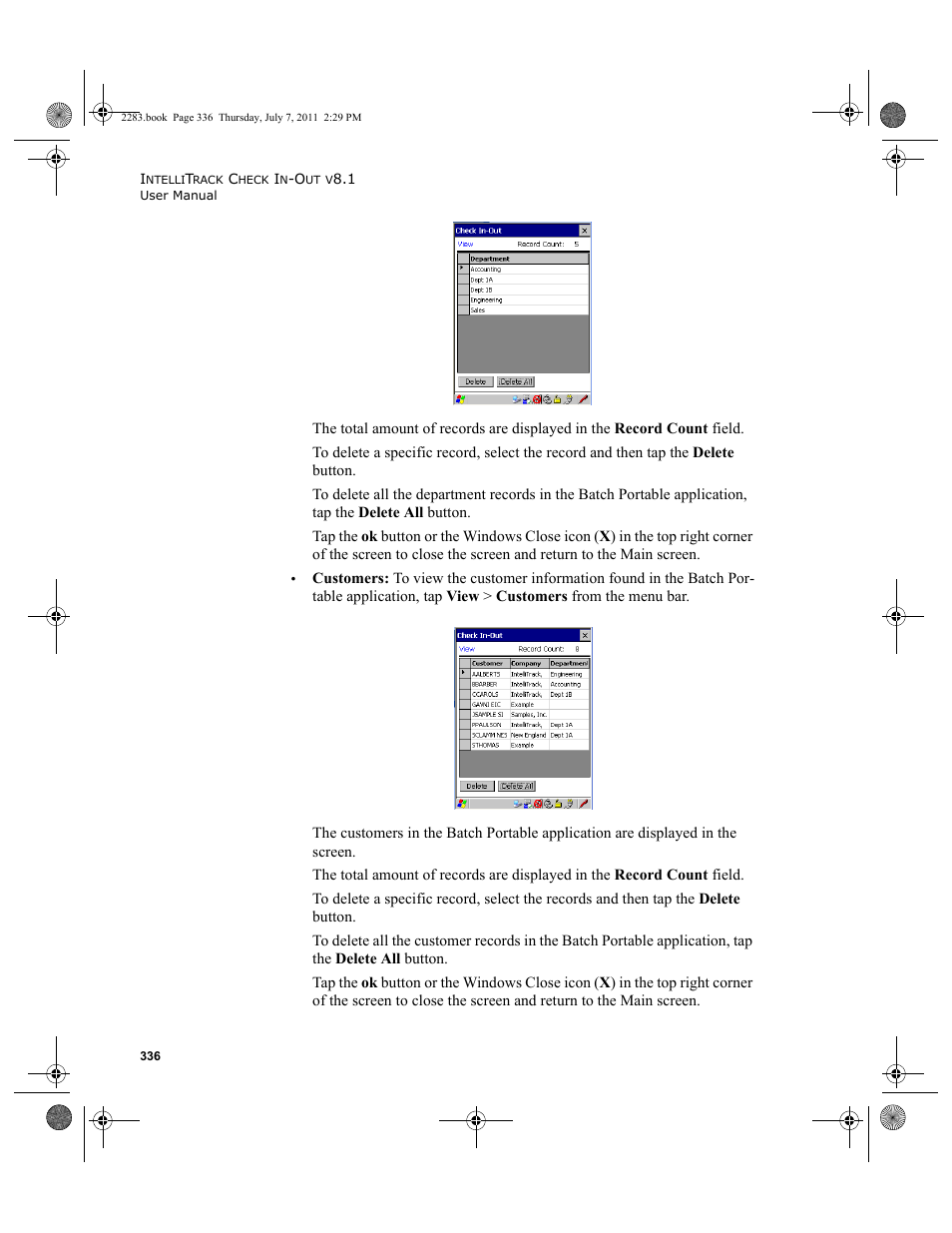 IntelliTrack Check In/Out User Manual | Page 366 / 564