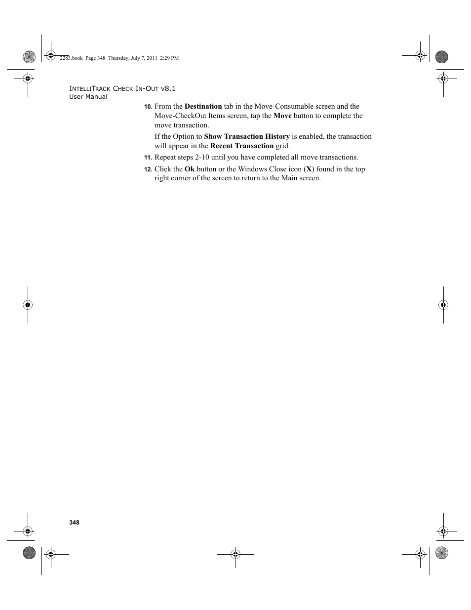 IntelliTrack Check In/Out User Manual | Page 378 / 564