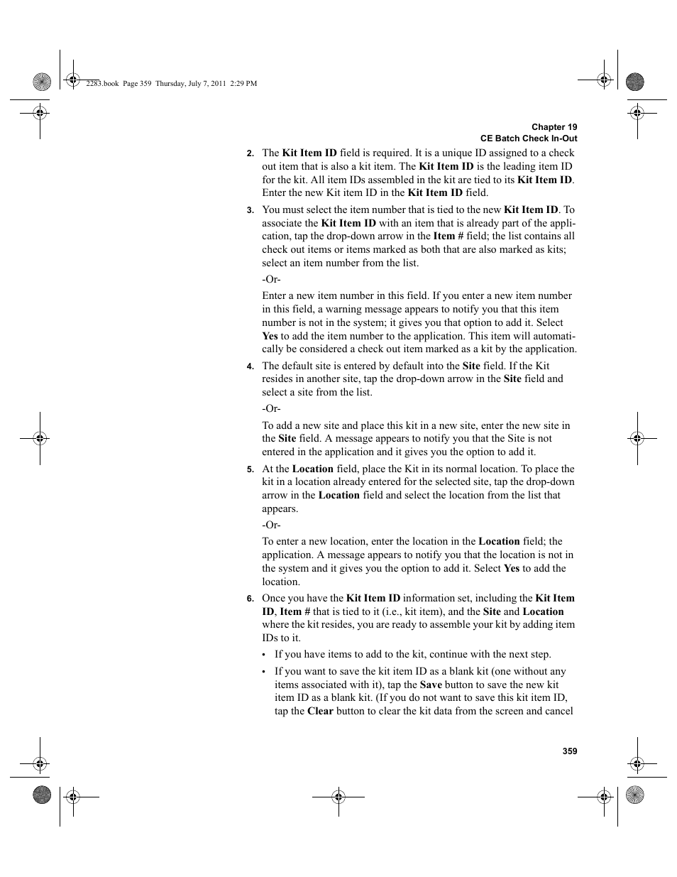 IntelliTrack Check In/Out User Manual | Page 389 / 564