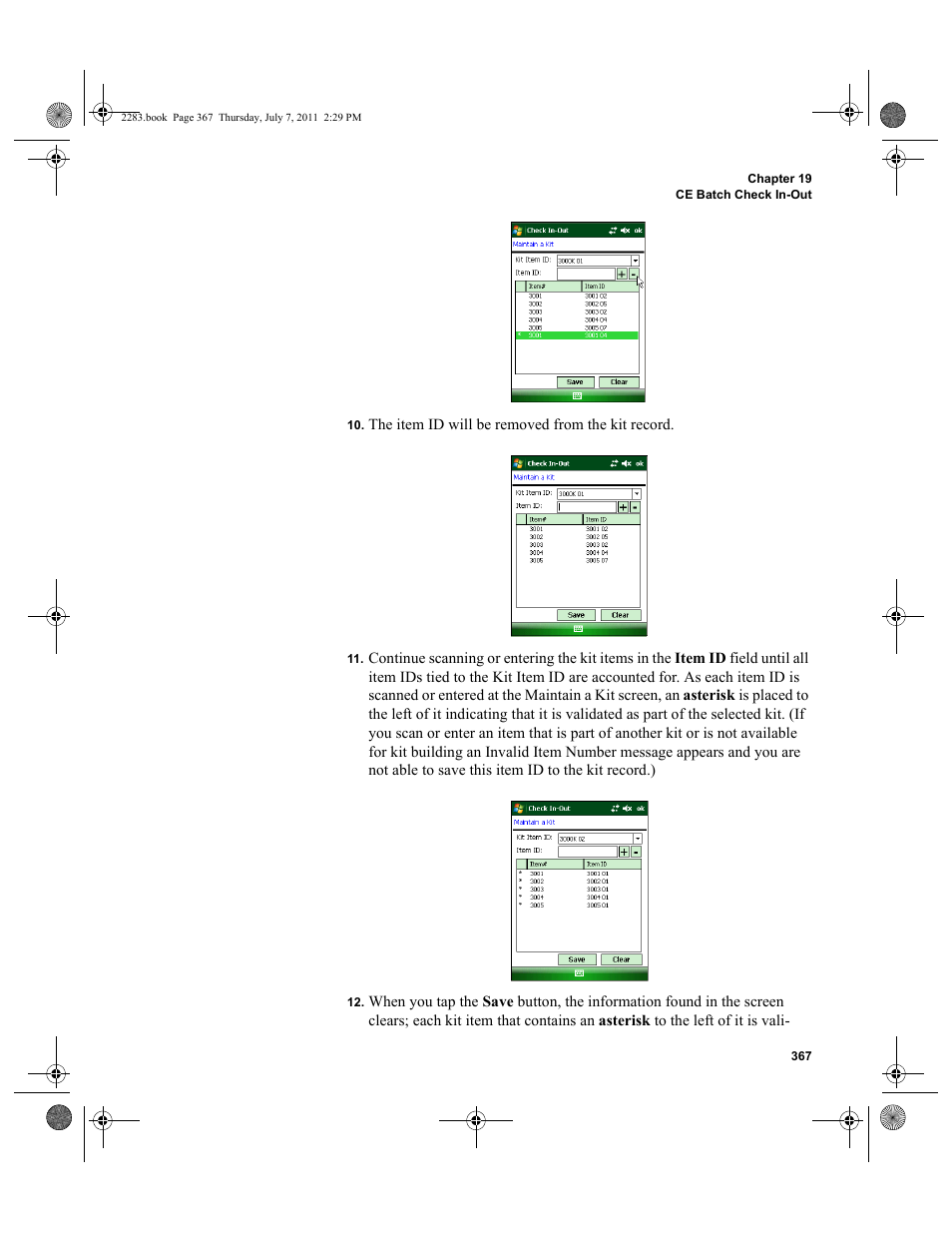 IntelliTrack Check In/Out User Manual | Page 397 / 564