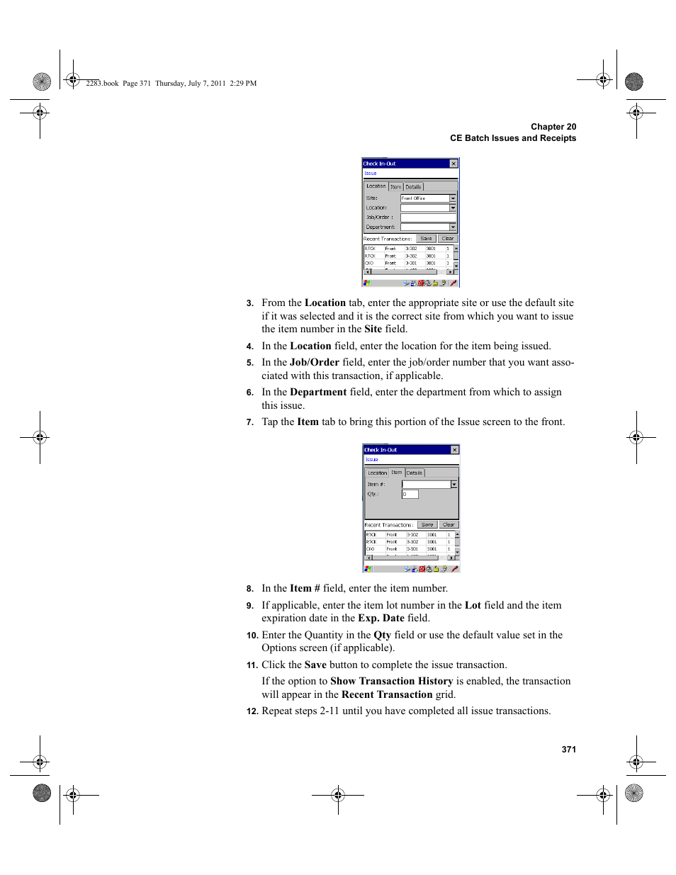 IntelliTrack Check In/Out User Manual | Page 401 / 564