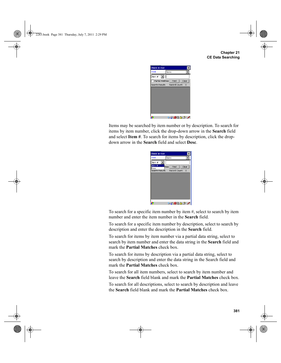 IntelliTrack Check In/Out User Manual | Page 411 / 564