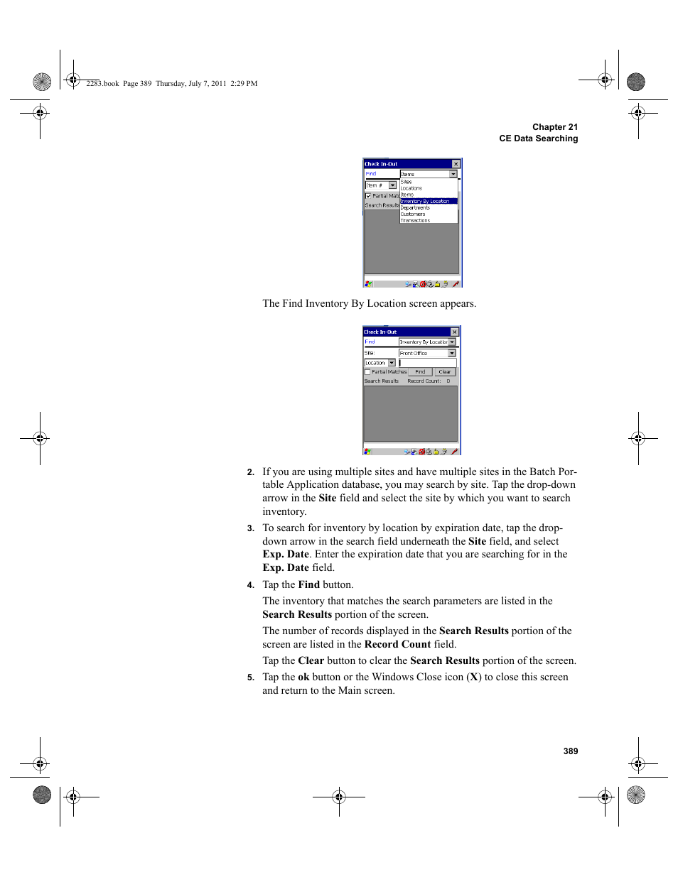 IntelliTrack Check In/Out User Manual | Page 419 / 564