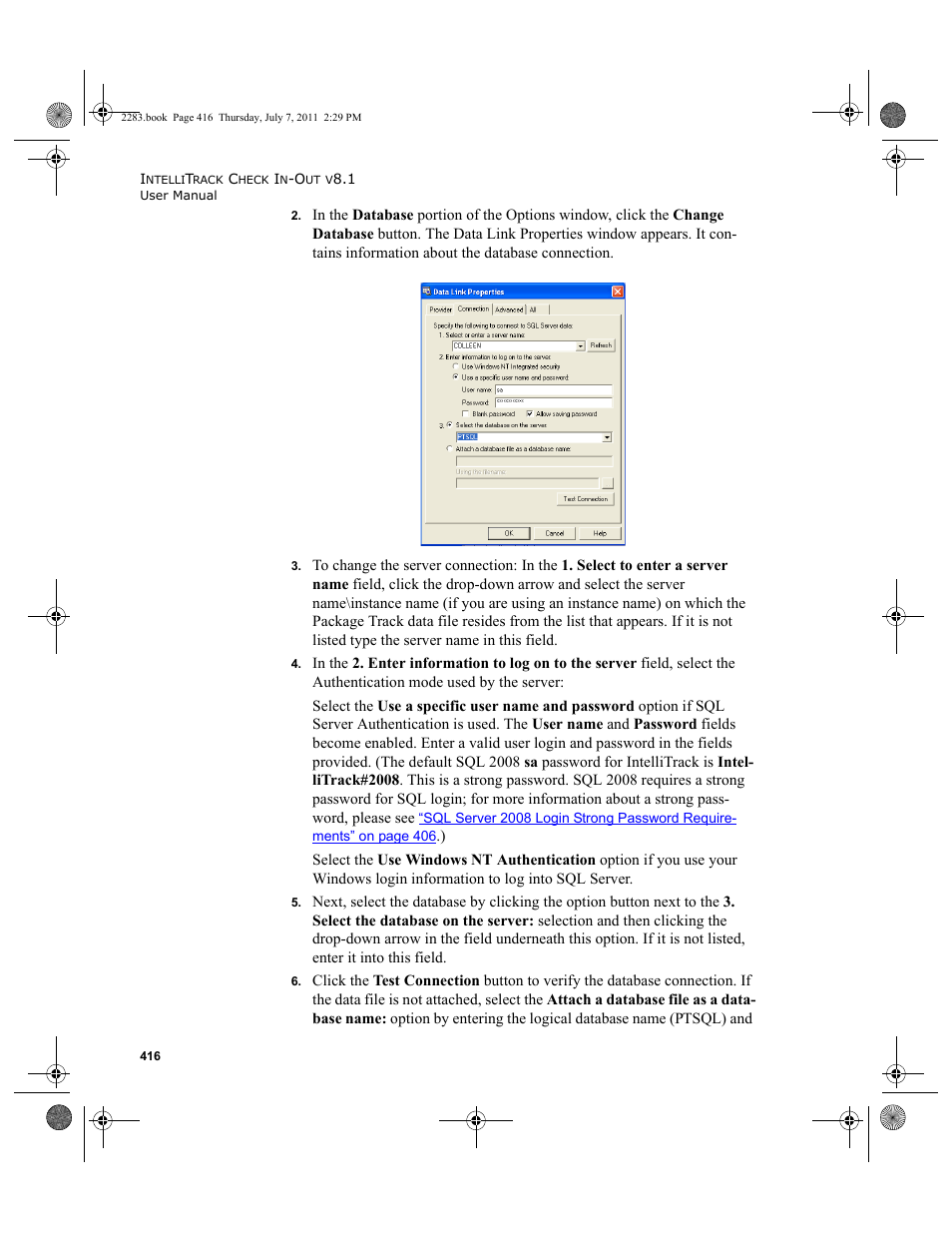 IntelliTrack Check In/Out User Manual | Page 446 / 564