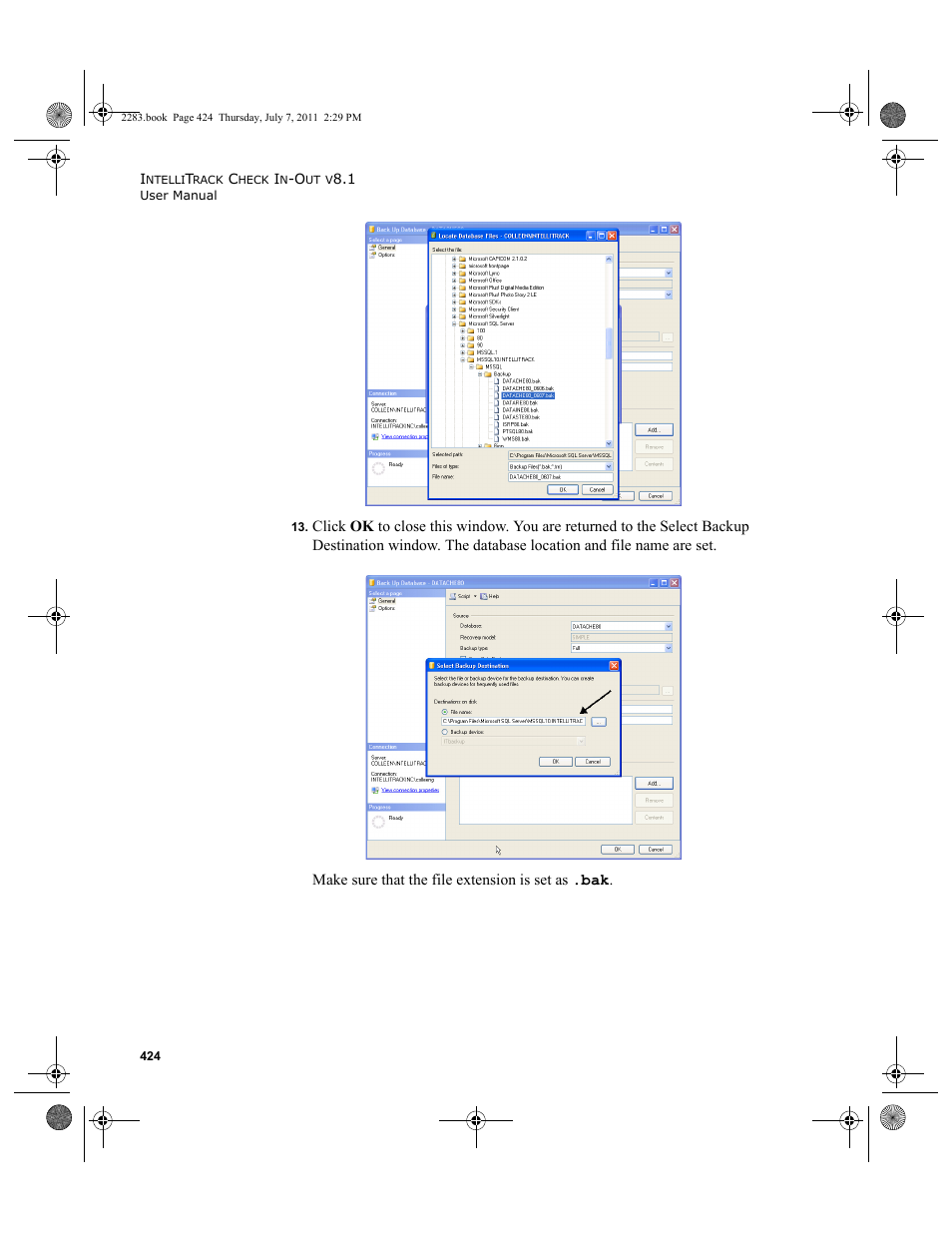 IntelliTrack Check In/Out User Manual | Page 454 / 564