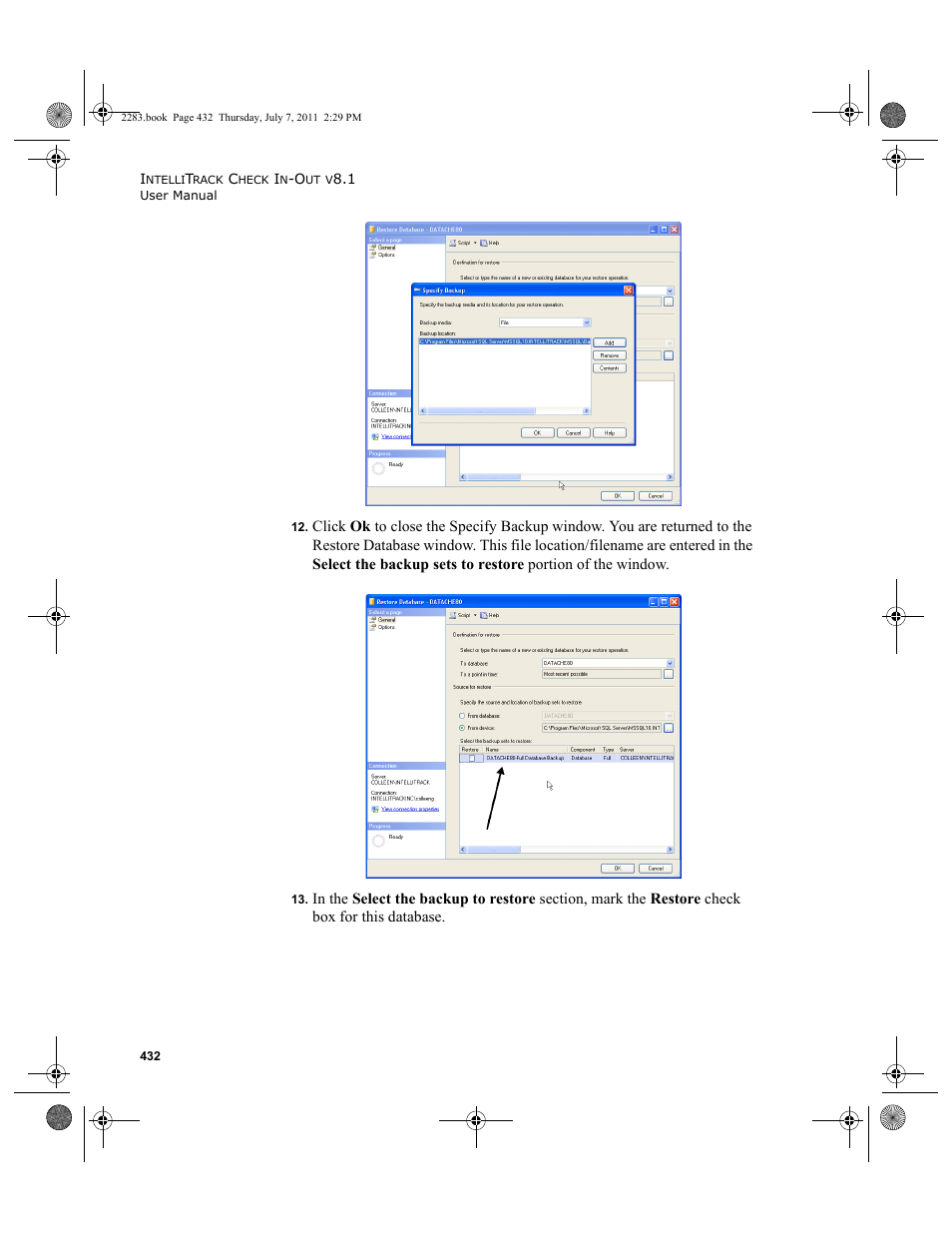 IntelliTrack Check In/Out User Manual | Page 462 / 564