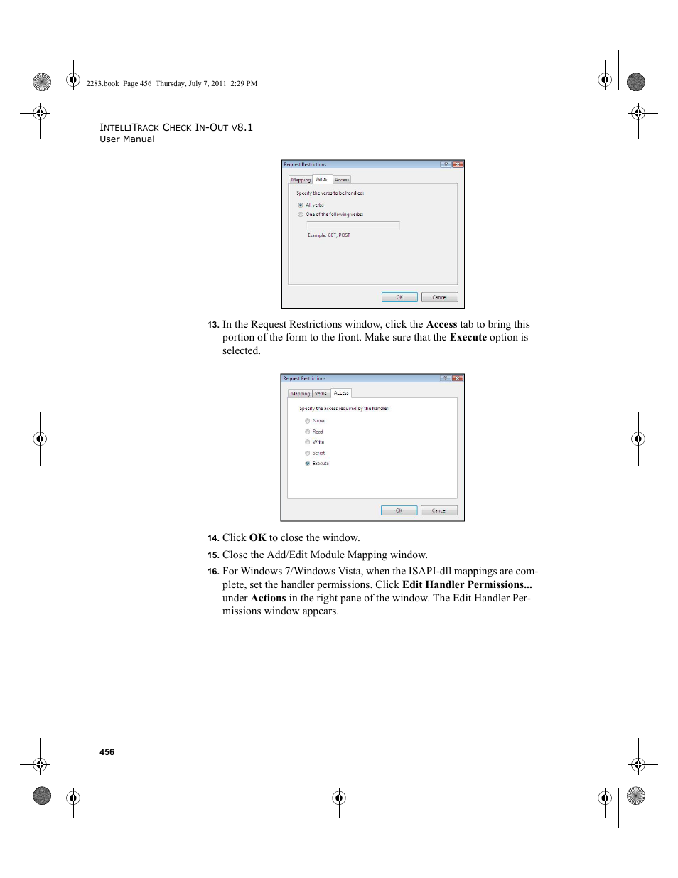 IntelliTrack Check In/Out User Manual | Page 486 / 564