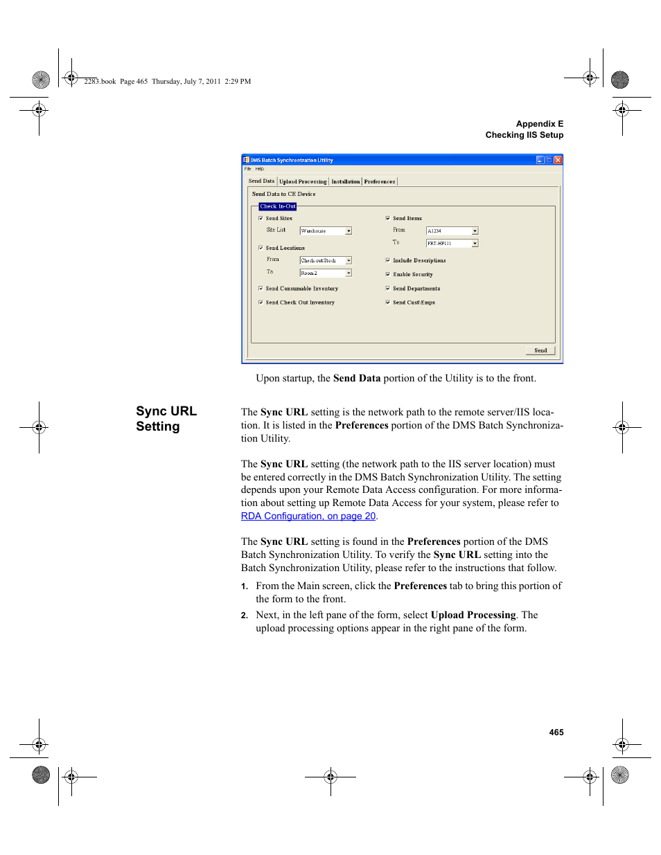 Sync url setting, Sync url setting” on | IntelliTrack Check In/Out User Manual | Page 495 / 564