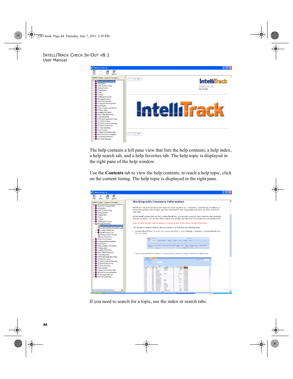 IntelliTrack Check In/Out User Manual | Page 74 / 564