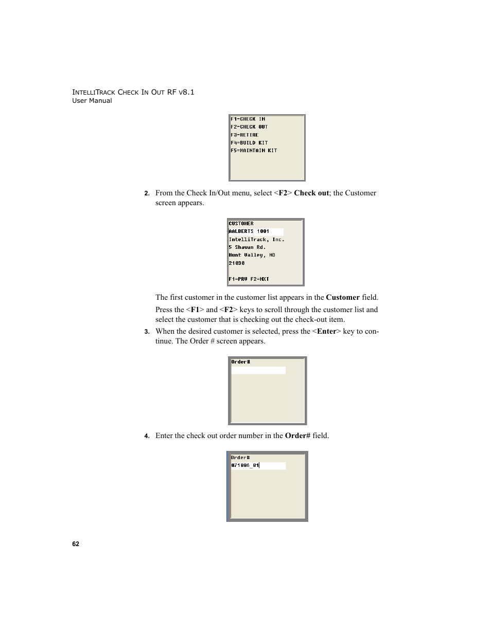 IntelliTrack Check In/Out User Manual | Page 72 / 102