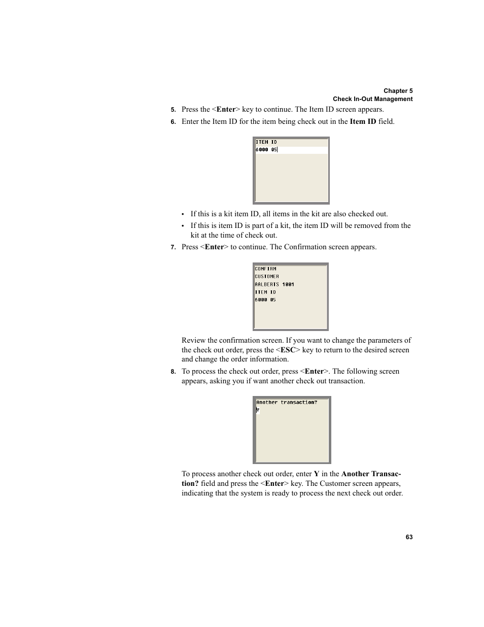 IntelliTrack Check In/Out User Manual | Page 73 / 102