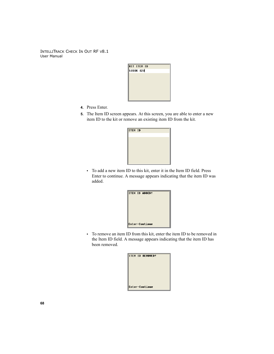 IntelliTrack Check In/Out User Manual | Page 78 / 102