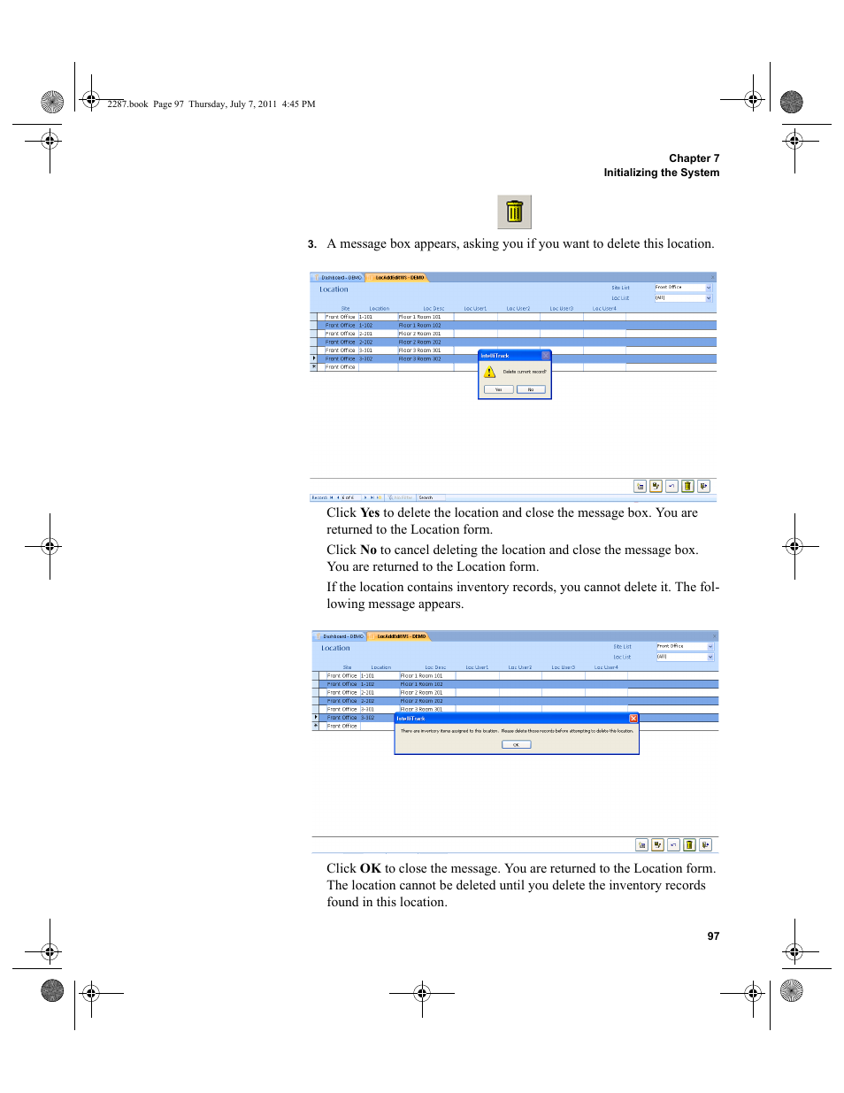 IntelliTrack Inventory Management User Manual | Page 123 / 366