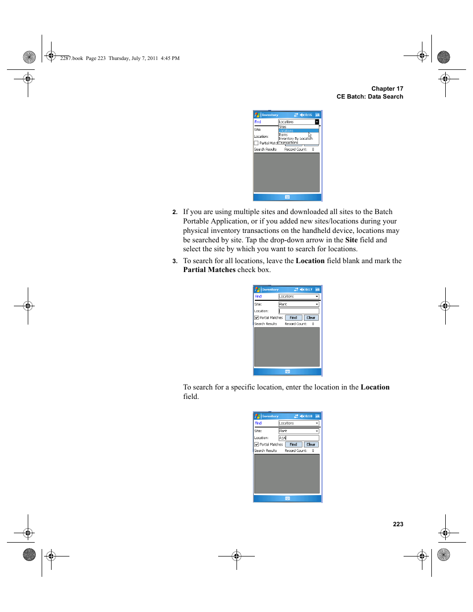 IntelliTrack Inventory Management User Manual | Page 249 / 366