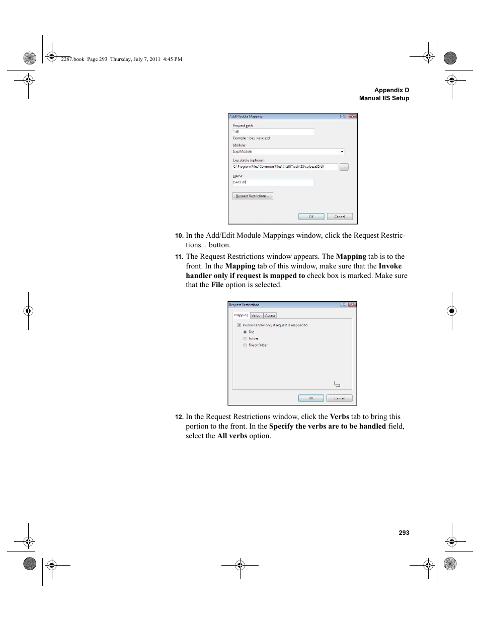 IntelliTrack Inventory Management User Manual | Page 319 / 366