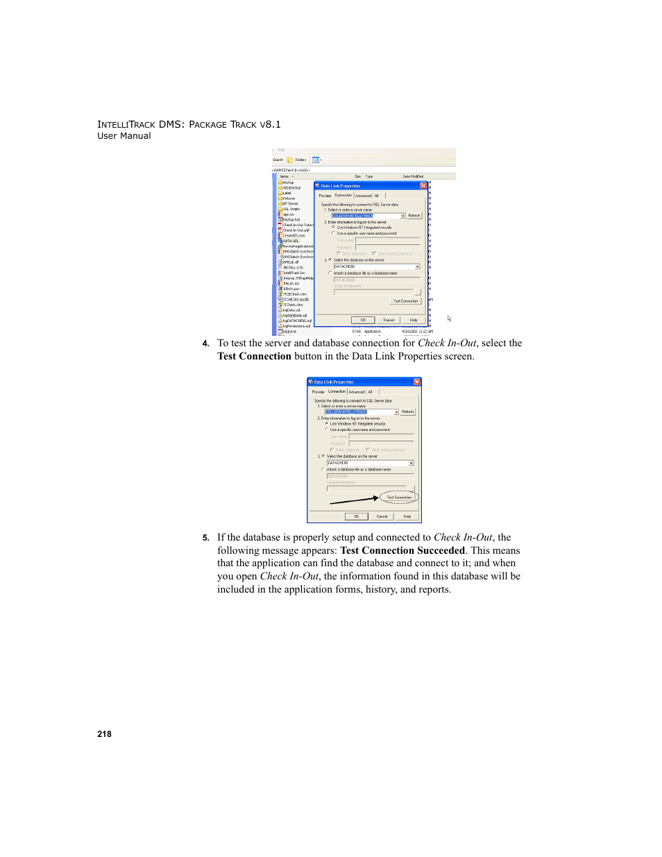 IntelliTrack Package Track User Manual | Page 232 / 296
