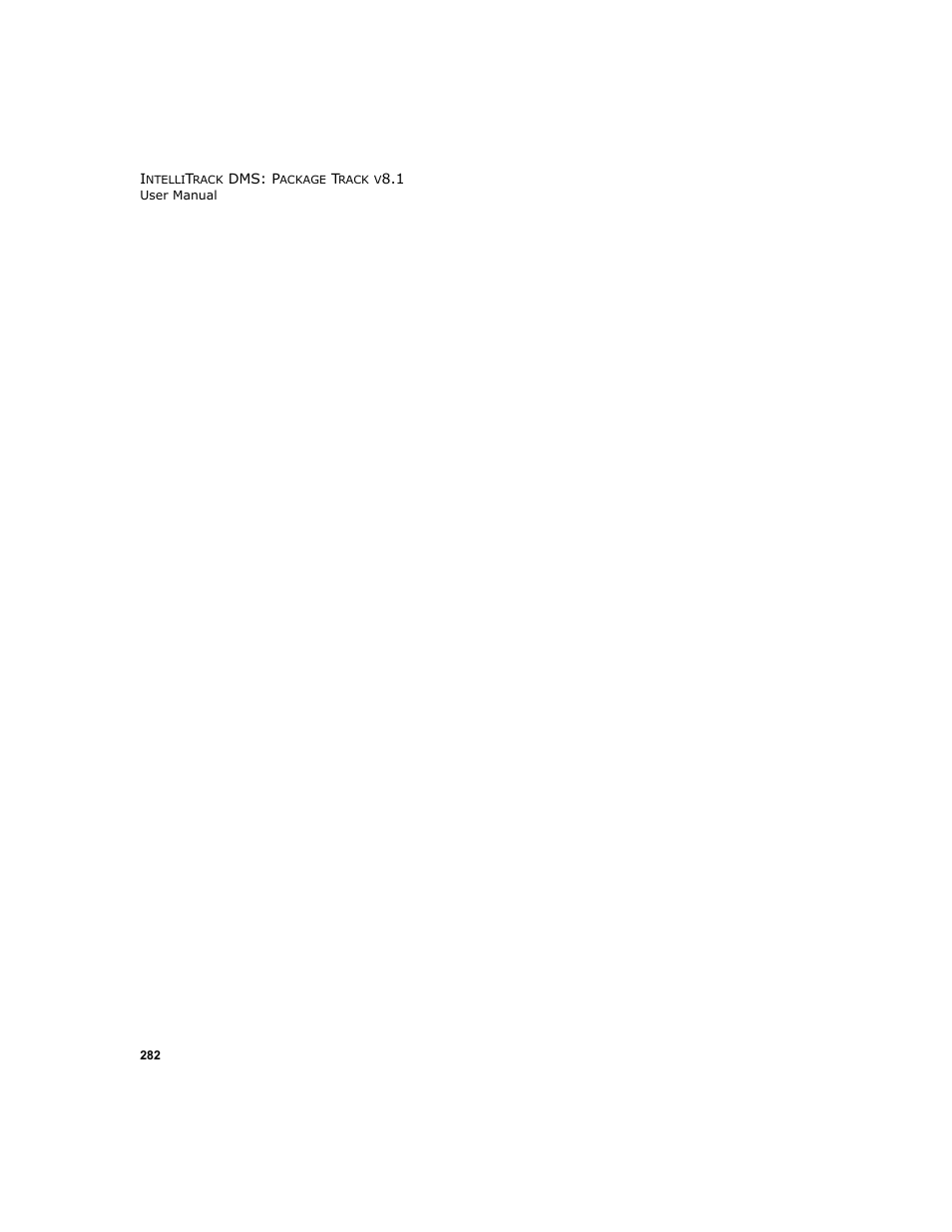 IntelliTrack Package Track User Manual | Page 296 / 296