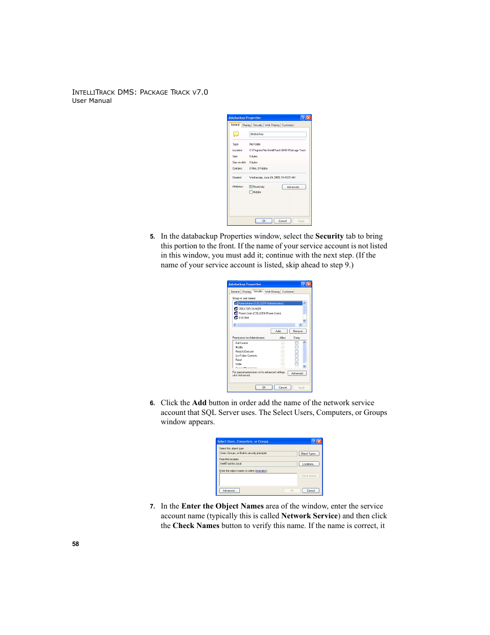 IntelliTrack Package Track User Manual | Page 74 / 230