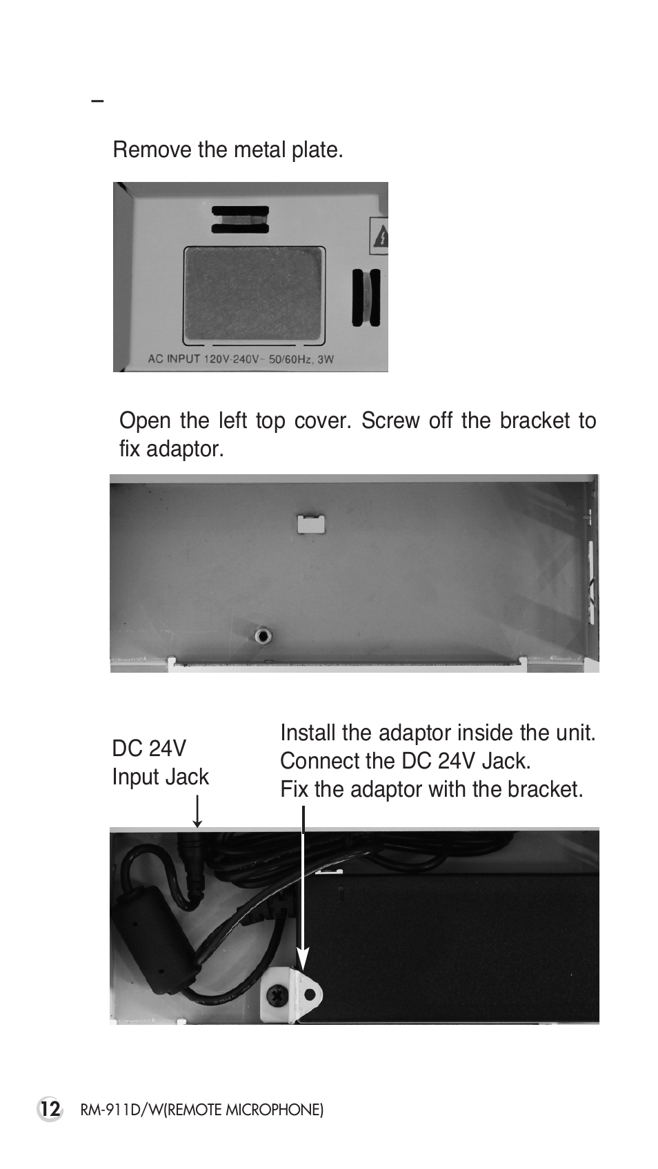 Inter-M RM-911D User Manual | Page 15 / 27