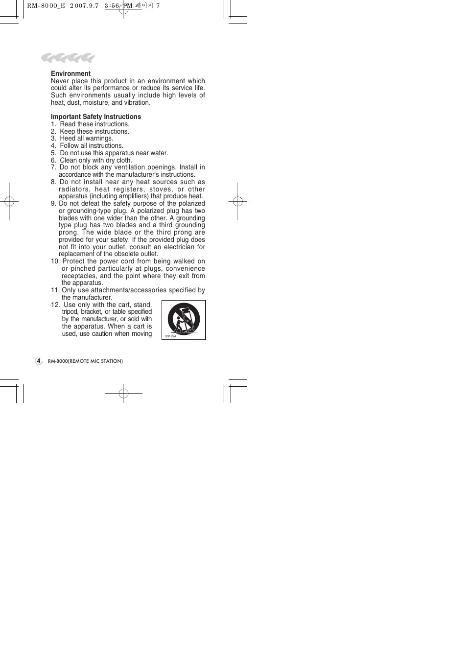 Installation | Inter-M RM-8000 User Manual | Page 6 / 20