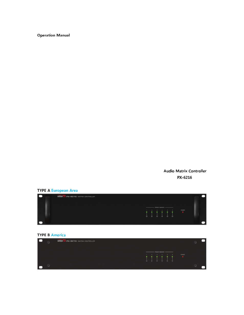 Inter-M PX-6216 User Manual | Page 2 / 19