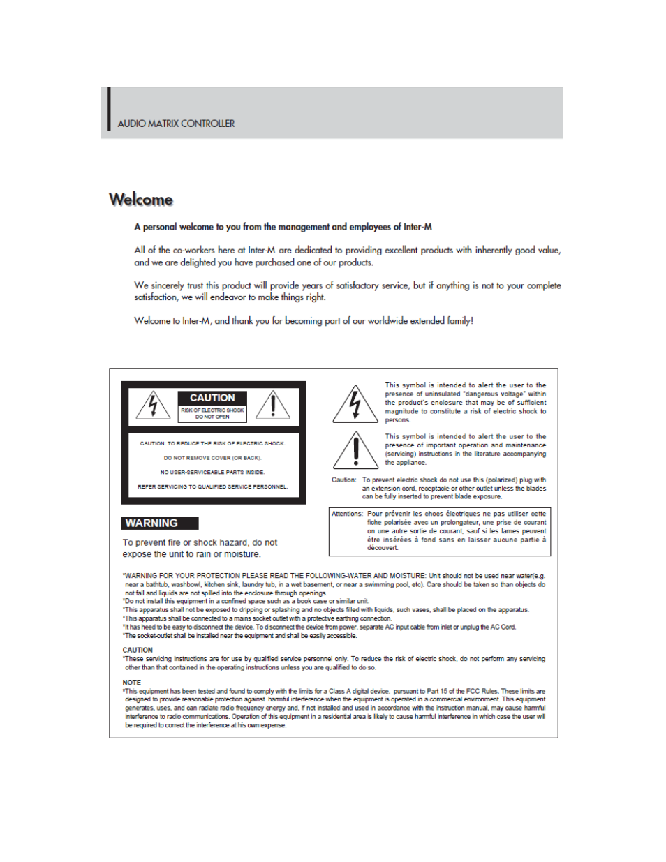 Inter-M PX-6216 User Manual | Page 3 / 19