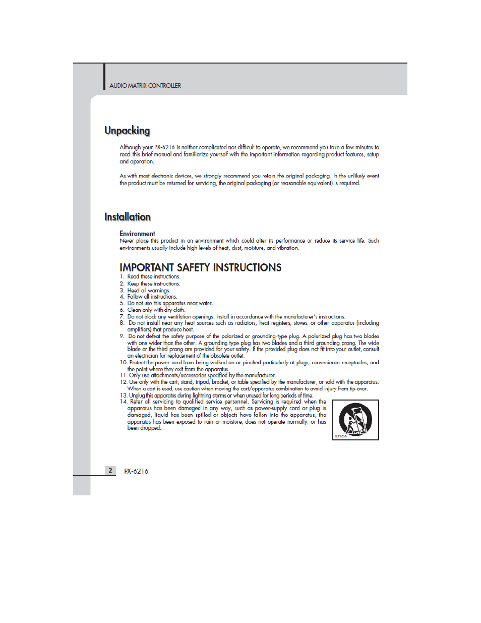 Inter-M PX-6216 User Manual | Page 5 / 19