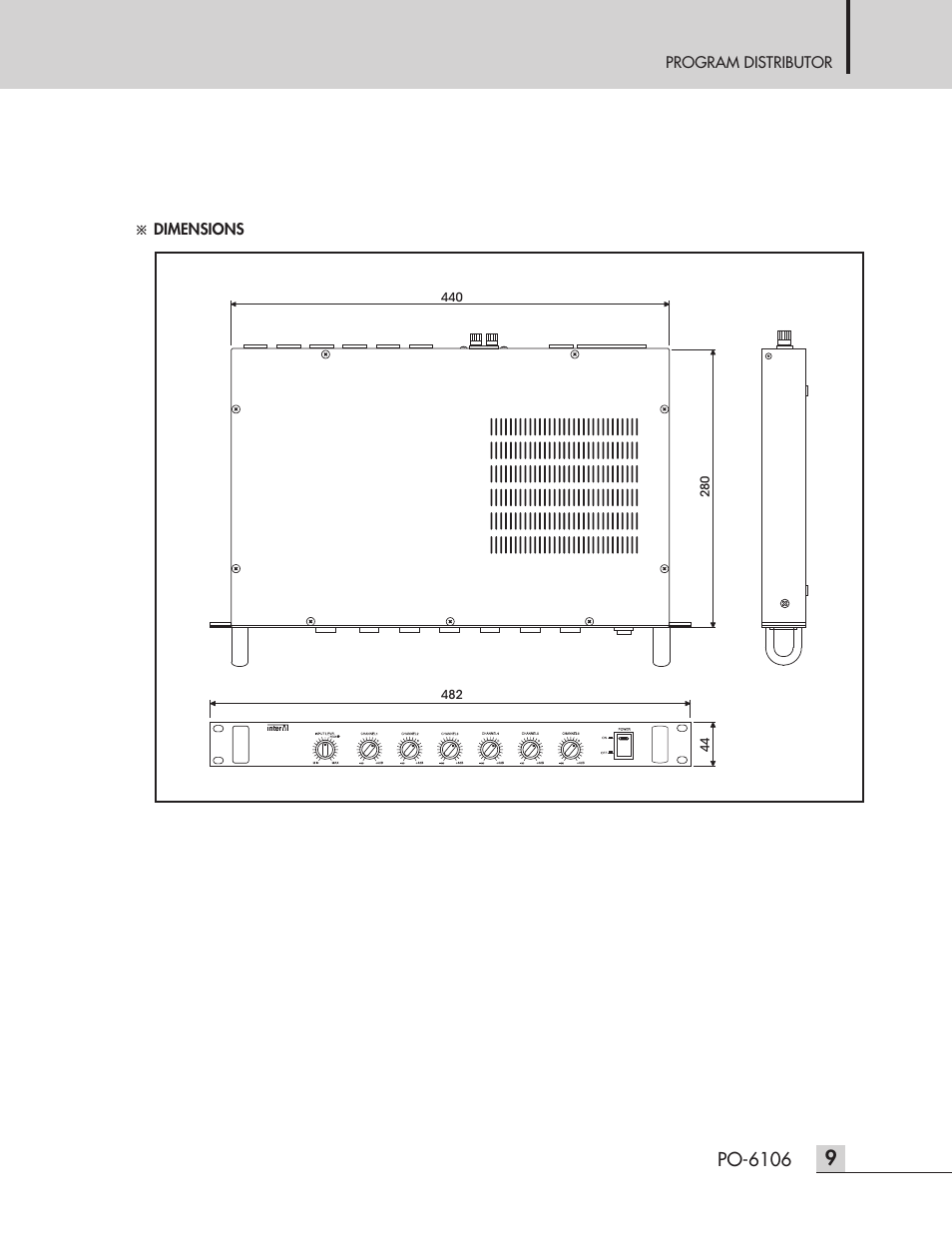 Po-6106 | Inter-M PO-6106 User Manual | Page 11 / 16