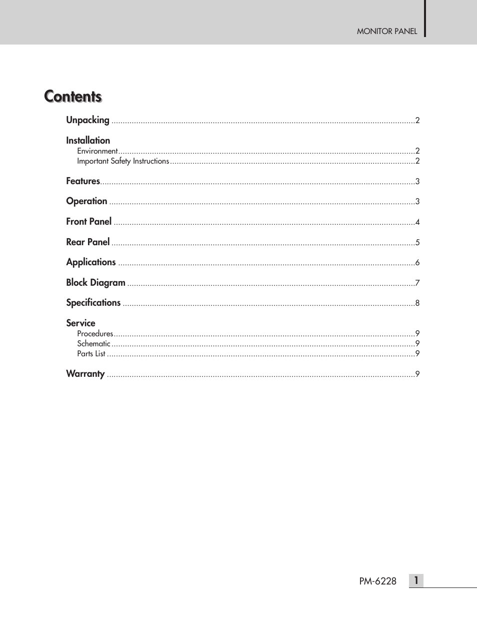 Inter-M PM-6228 User Manual | Page 3 / 12