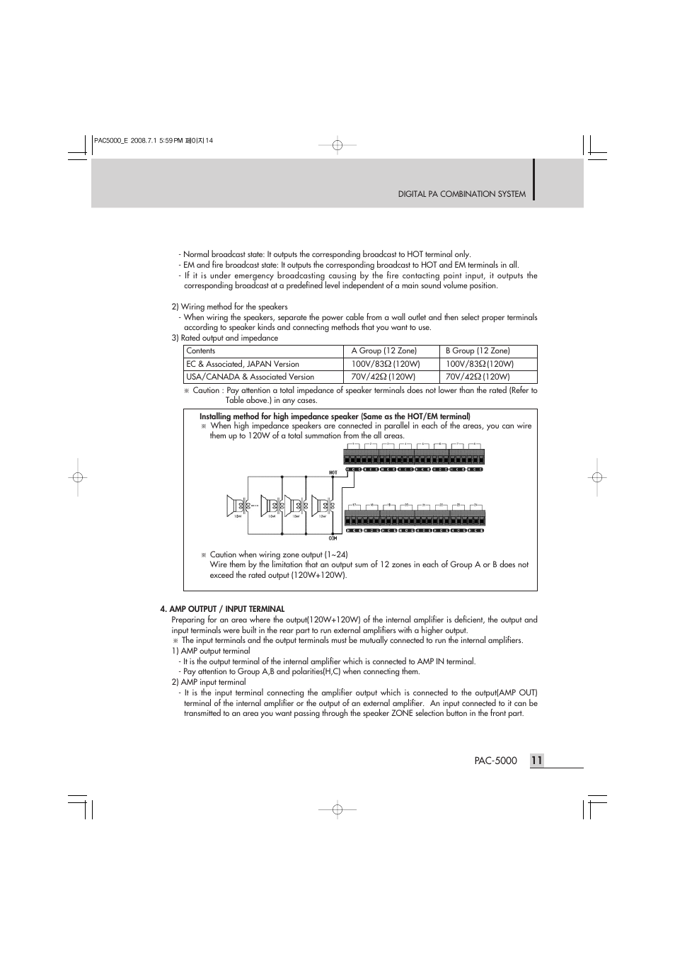 Inter-M PAC-5000 User Manual | Page 13 / 50