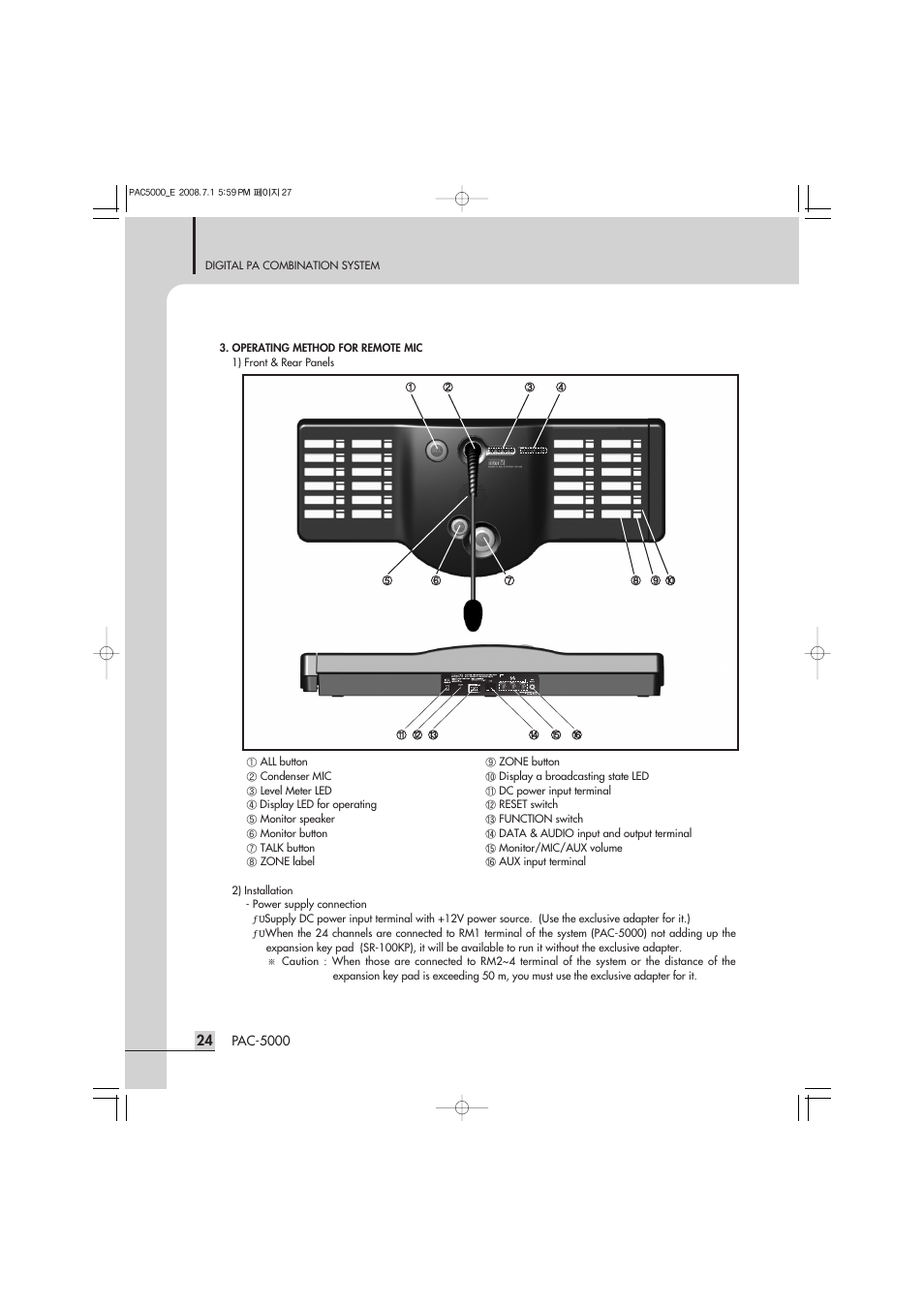 Inter-M PAC-5000 User Manual | Page 26 / 50