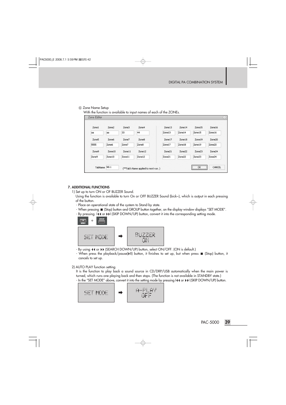 Inter-M PAC-5000 User Manual | Page 41 / 50