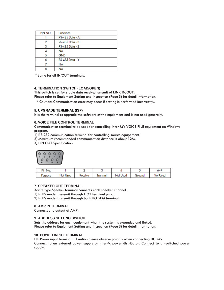 Inter-M ECS-6216S User Manual | Page 10 / 14