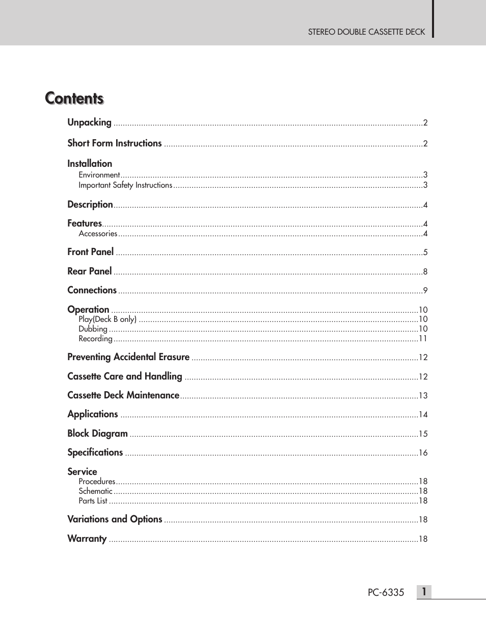 Inter-M PC-6335 User Manual | Page 3 / 24