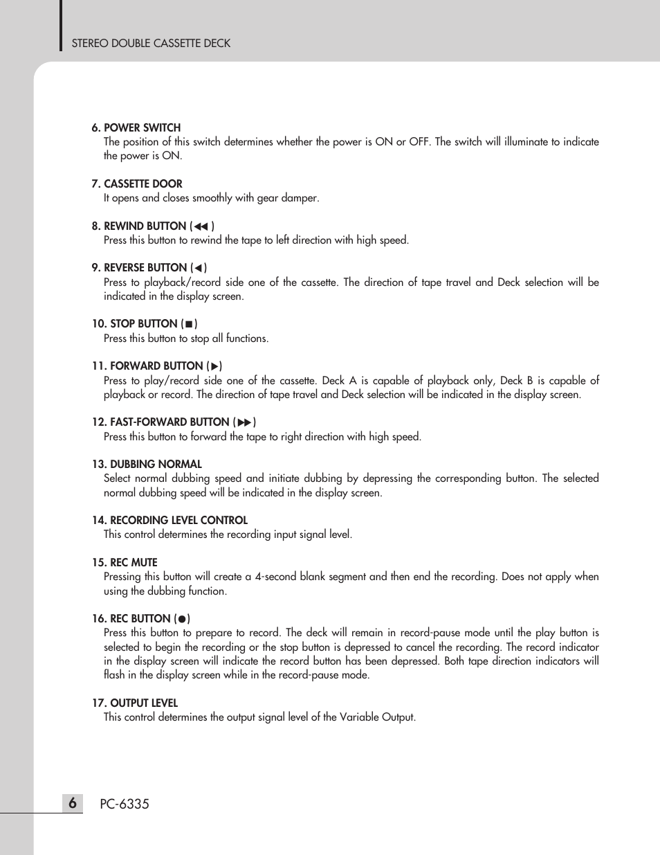 Inter-M PC-6335 User Manual | Page 8 / 24