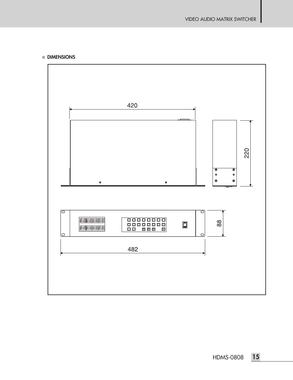 Inter-M HDMS-0808 User Manual | Page 17 / 23