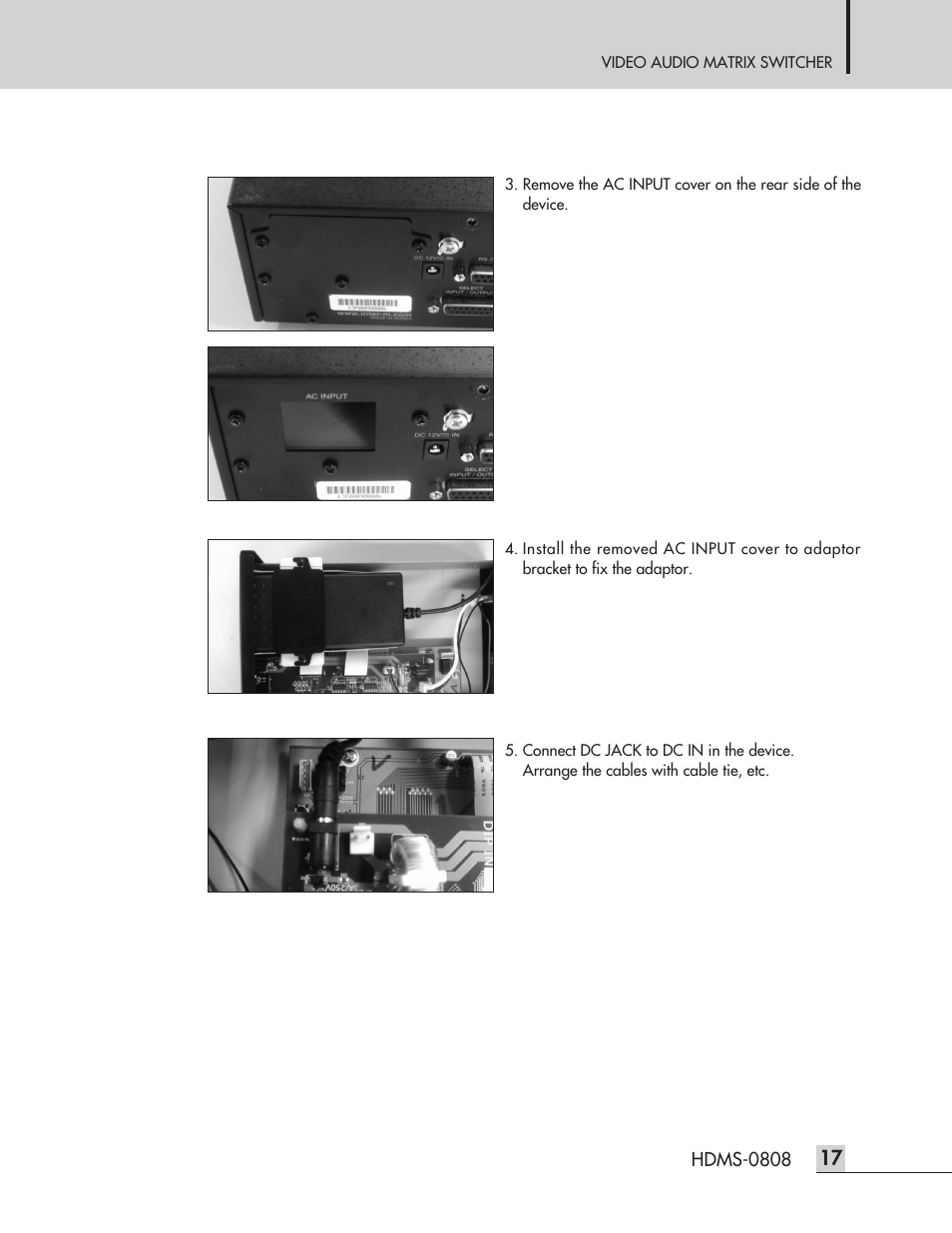 Inter-M HDMS-0808 User Manual | Page 19 / 23