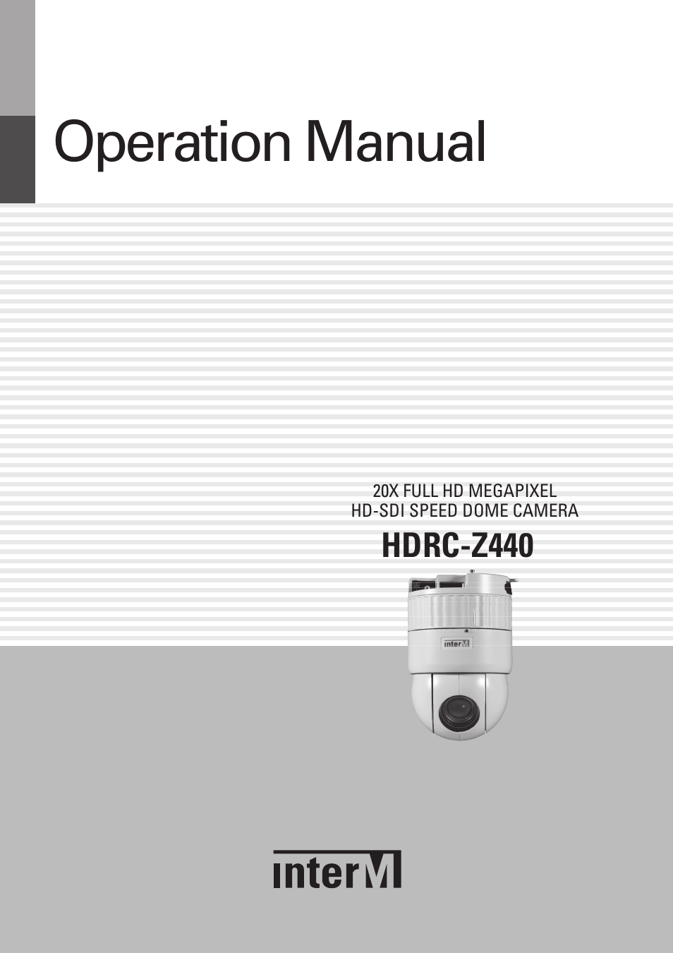 Inter-M HDRC-Z440 User Manual | 36 pages