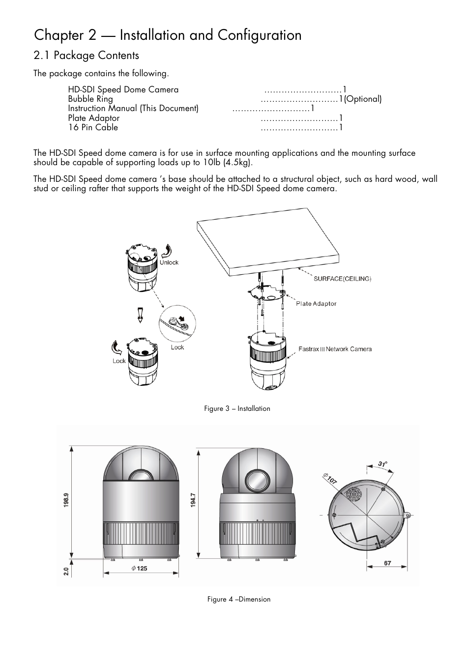 Chapter 2 — installation and configuration, 1 package contents | Inter-M HDRC-Z440 User Manual | Page 5 / 36