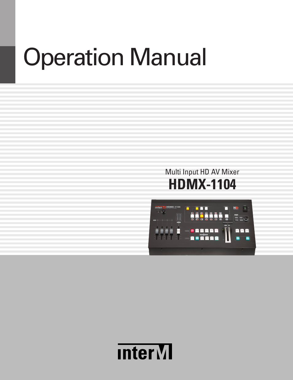 Inter-M HDMX-1104 User Manual | 28 pages