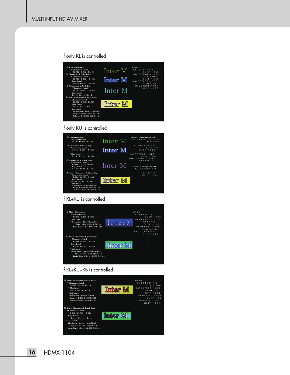 Inter-M HDMX-1104 User Manual | Page 18 / 28