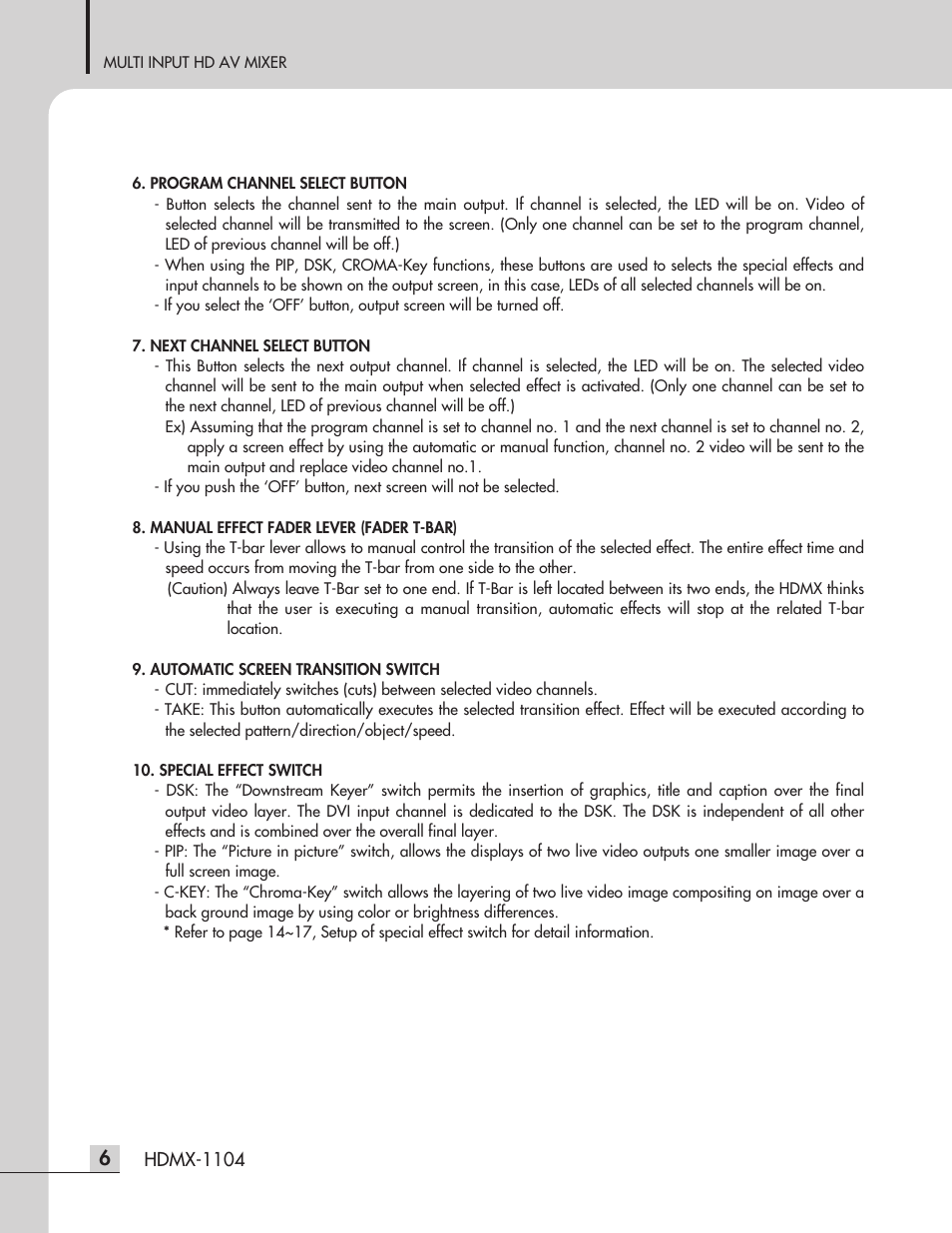 Inter-M HDMX-1104 User Manual | Page 8 / 28