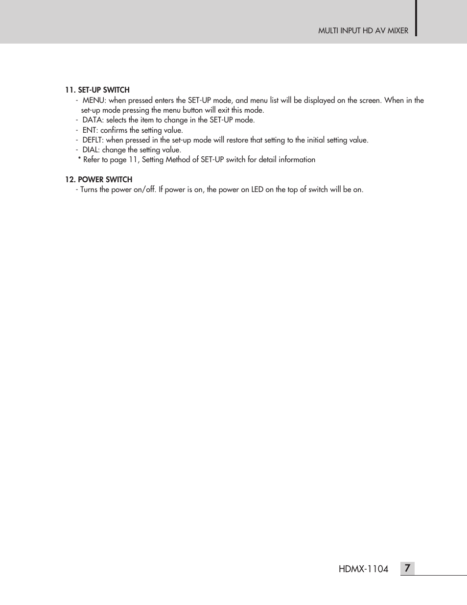 Inter-M HDMX-1104 User Manual | Page 9 / 28