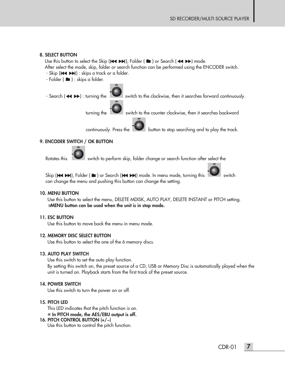 Inter-M CDR-01 User Manual | Page 9 / 28